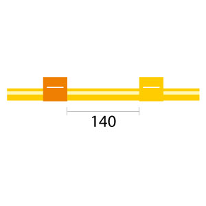 Solva Flex Pump Tube 2tag 0.51mm ID Orange/Yellow (PKT 12)