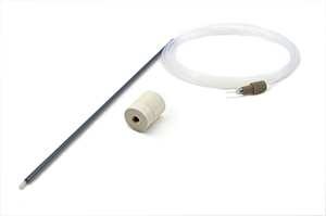 PTFE Sheathed Carbon Fibre Probe 1.0mm ID with 1/4-28 ratchet fitting (for Cetac ASX-200/500/800 & PerkinElmer S20 Series)